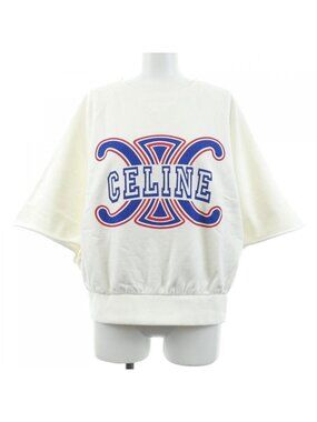 Celine Triomphe Sweatshirt White